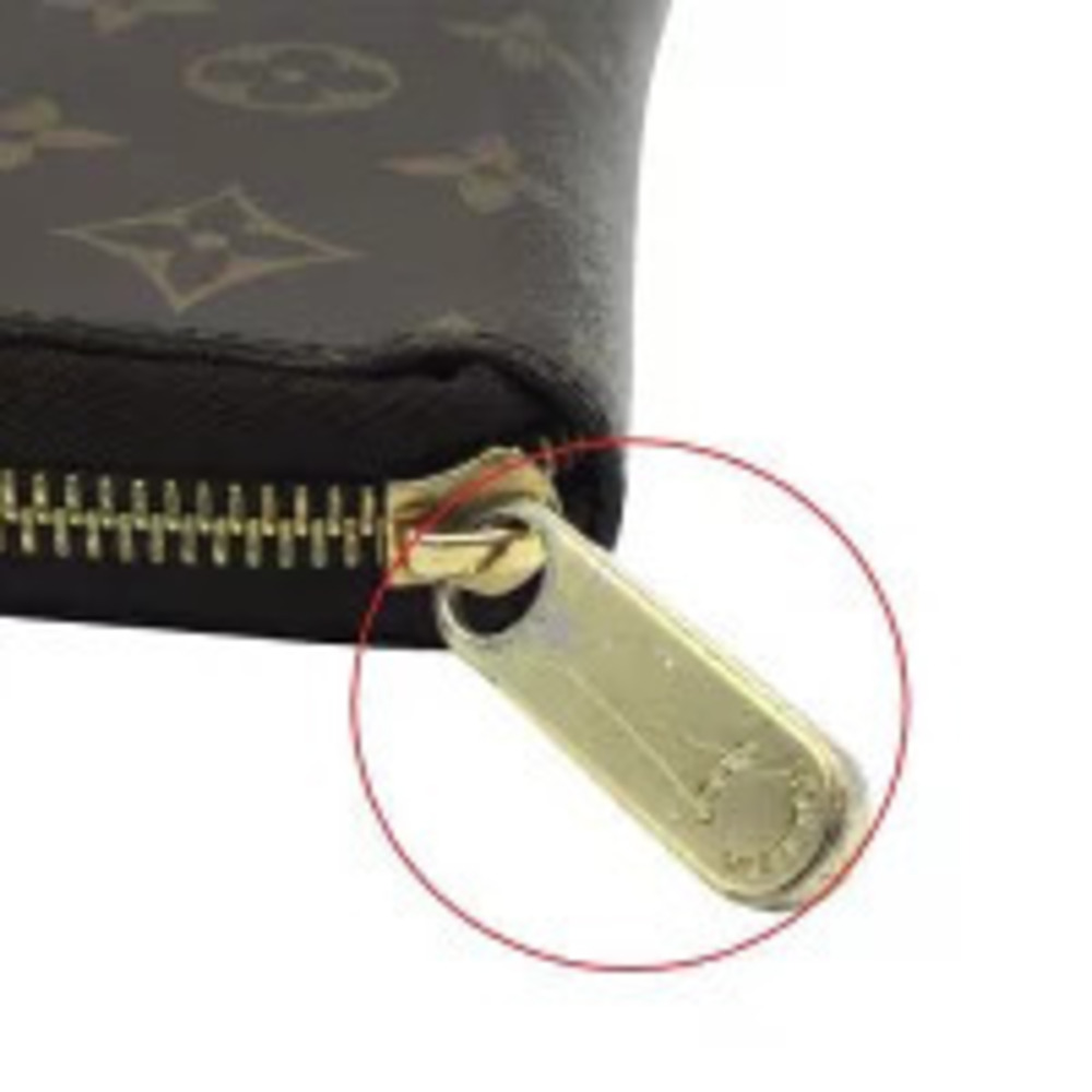 Louis Vuitton Long Zippy Bill Wallet Zipper Round Monogram Wallet